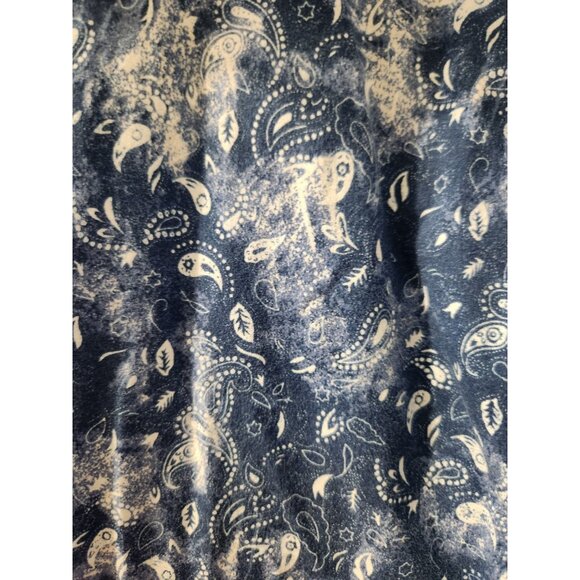 7 Downie St. Long Sleeves Shirt Size 5 White and Blue Pre-Owned - Picture 3 of 8